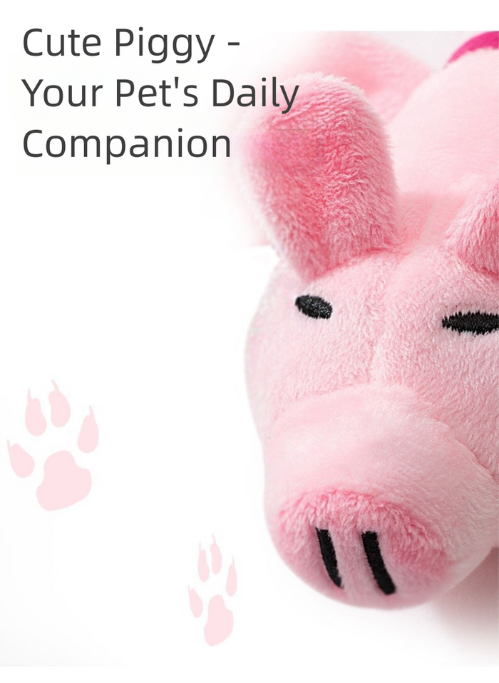 Jouet couineur pour chien Cochon rose