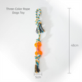 Jouet en corde pour chien à mâcher vigoureusement, corde torsadée résistante de 48 cm