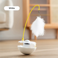 Jouet interactif en forme de chat à plumes