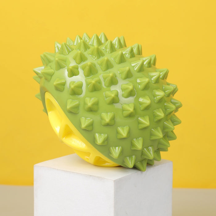 Jouet interactif et résistant pour chien, en forme de hérisson, 13 x 12 x 9 cm