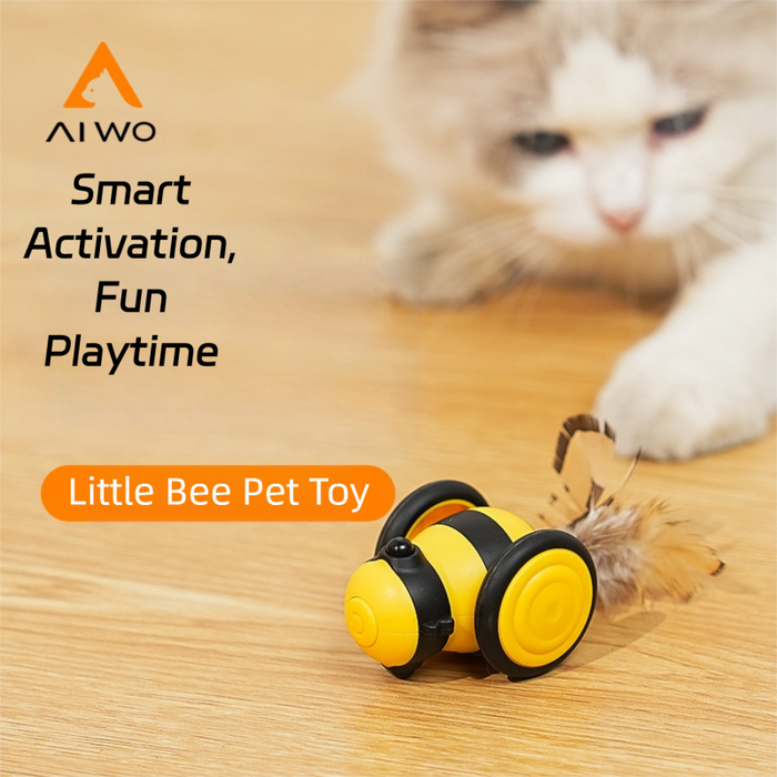 Jouet interactif pour chat à poursuivre — Petite Abeille