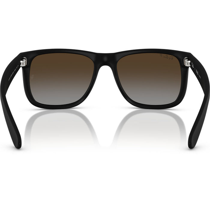 Ray-Ban Justin Classic RB4165 Rubber Black Brown Grey Gradient Polarised Inner