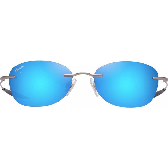 Kaila, Matte Light Ruthenium/Blue Hawaii Polarised Lenses