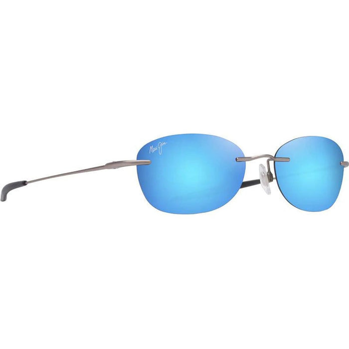 Kaila, Matte Light Ruthenium/Blue Hawaii Polarised Lenses