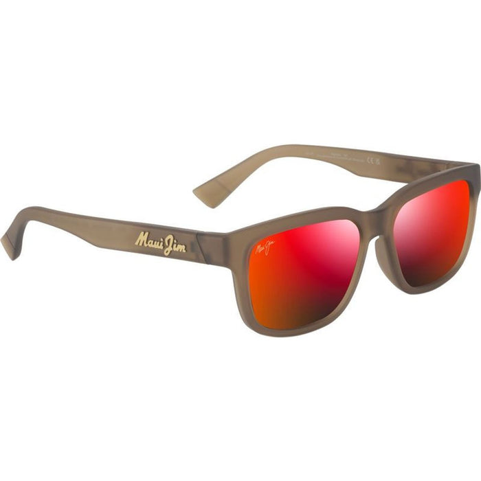 Kopikala, Matte Transparent Sand Brown/Hawaii Lava Polarised Lenses