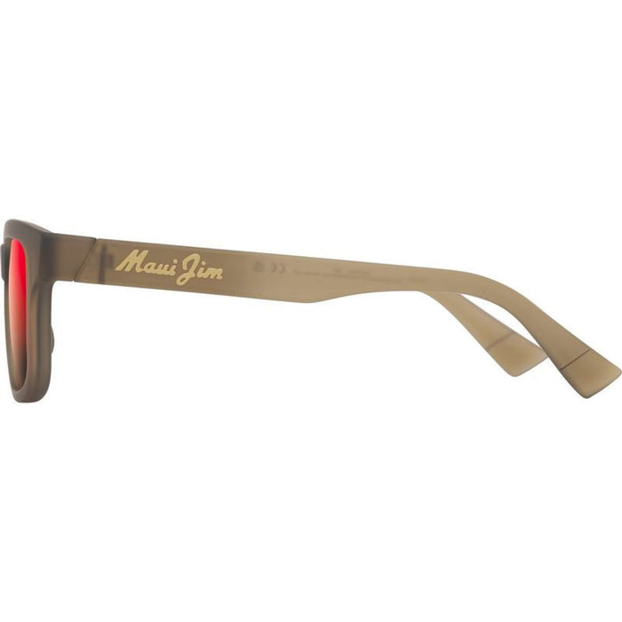 Kopikala, Matte Transparent Sand Brown/Hawaii Lava Polarised Lenses