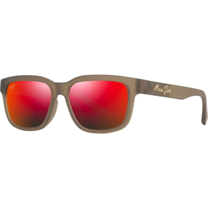 Kopikala, Matte Transparent Sand Brown/Hawaii Lava Polarised Lenses