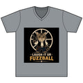 Laugh It Up Fuzzball Cat V - Neck Tee - FloofChonk