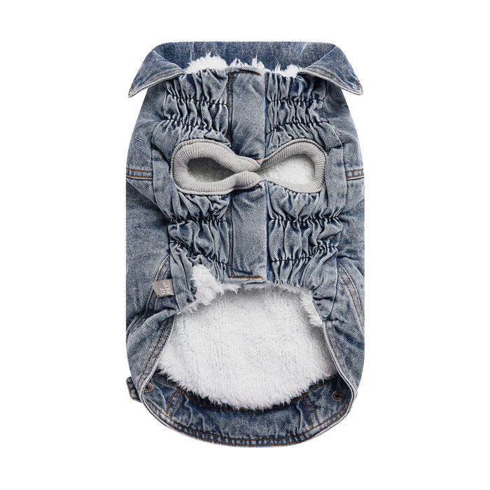 Light Wash Denim Dog Jacket