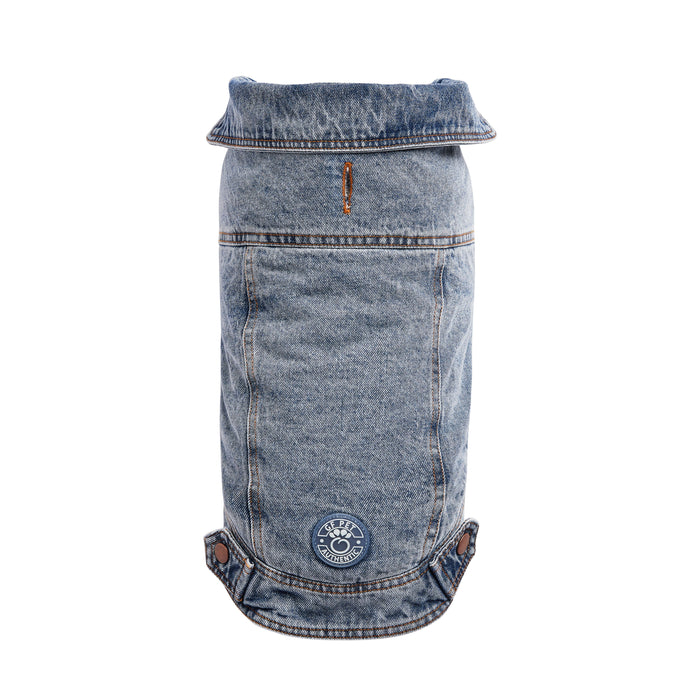 Light Wash Denim Dog Jacket