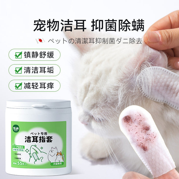 Lingettes pour soulager les oreilles des animaux