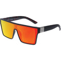 Loose Cannon, Matte Black Hot Tamale/Red Flash Mirror Polarised Lenses