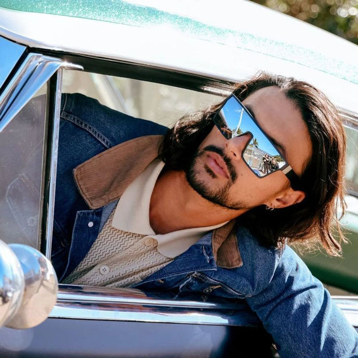 Loose Cannon, Black/Silver Flash Mirror Polarised Lenses