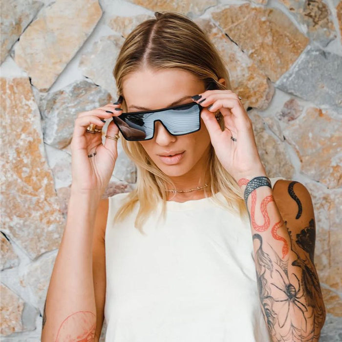 Loose Cannon, Black/Silver Flash Mirror Polarised Lenses