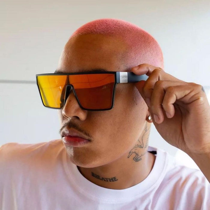 Loose Cannon, Matte Black Hot Tamale/Red Flash Mirror Polarised Lenses