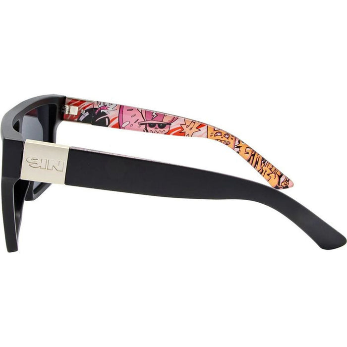 Loose Cannon, Black/Silver Flash Mirror Polarised Lenses
