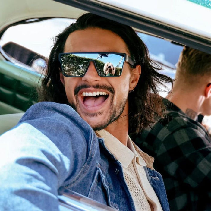 Loose Cannon, Black/Silver Flash Mirror Polarised Lenses
