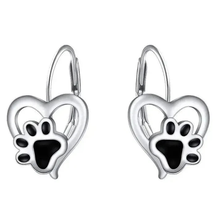 Love Cat's Paw Earrings Female Dripping Cute - FloofChonk