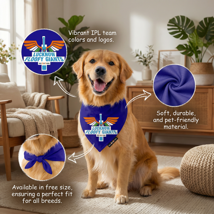 Lucknow Floofy Giants Pet Bandana