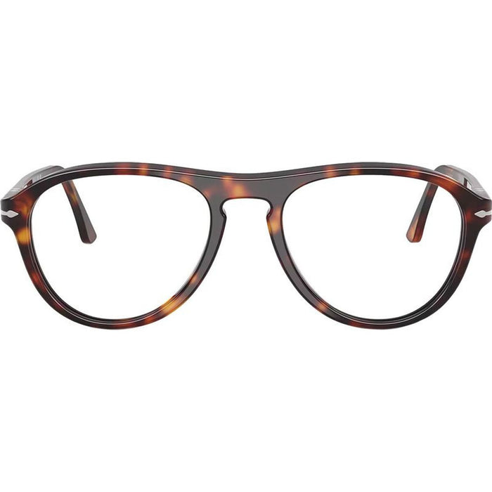 Lynn PO3371V, Havana/Clear Lenses 53 Eye Size