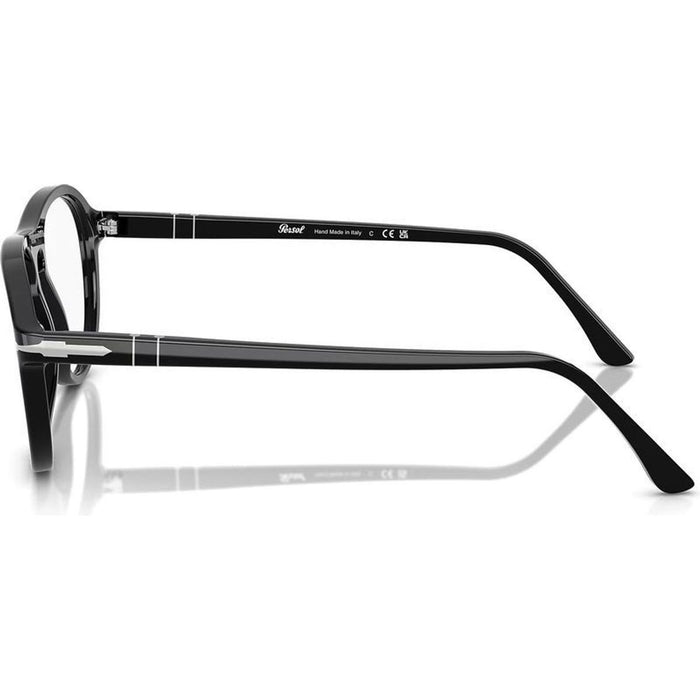 Lynn PO3371V, Black/Clear Lenses 53 Eye Size