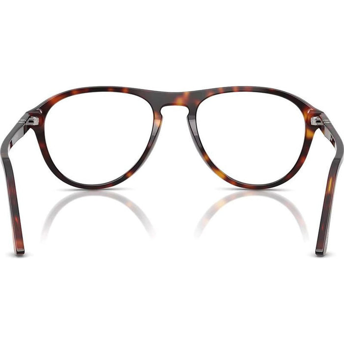 Lynn PO3371V, Havana/Clear Lenses 53 Eye Size