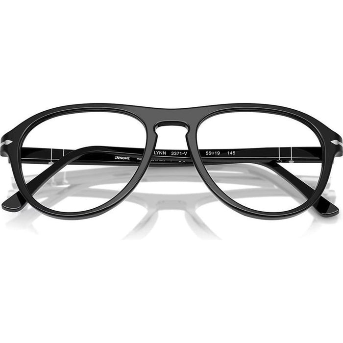 Lynn PO3371V, Black/Clear Lenses 53 Eye Size