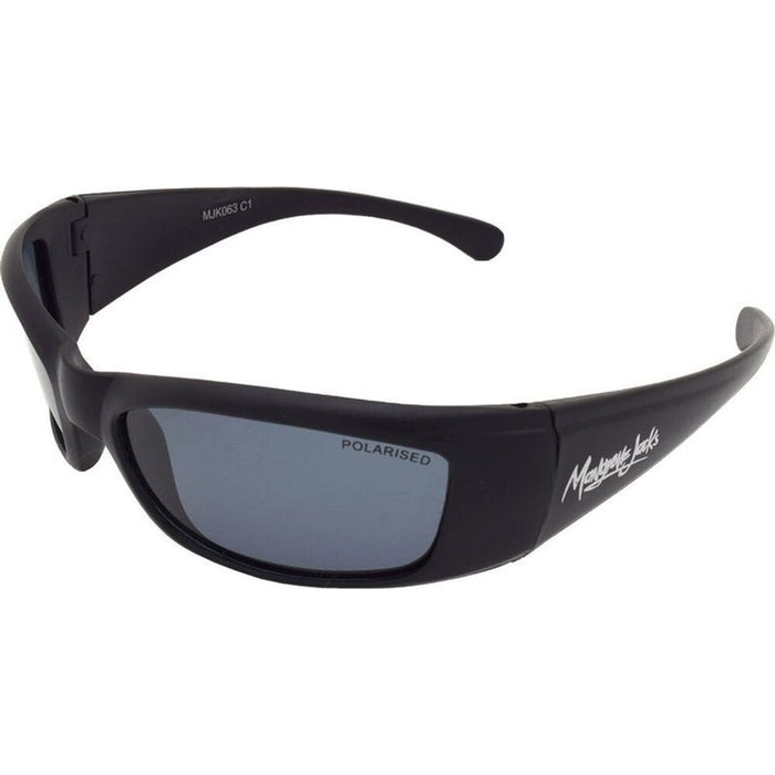 Mangrove Jacks Kids 063, Matte Black/Smoke Polarised Lenses