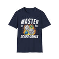 Master of All Board Games Unisex T-shirt-GoblinSmith
