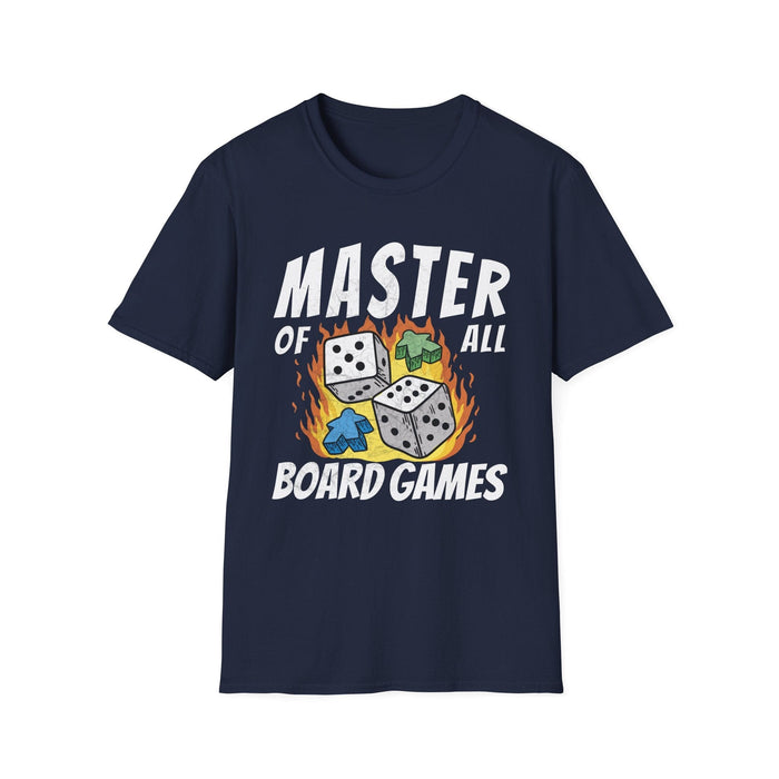 Master of All Board Games Unisex T-shirt-GoblinSmith