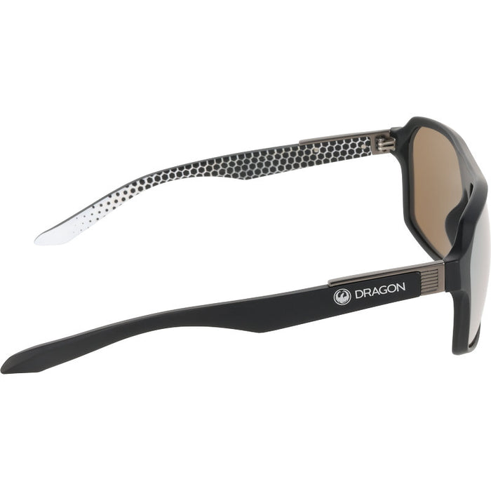 Dragon Eyewear McTwist Matte Black Geo Silver LL Ion Side2