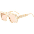 Mia, White Onyx/Rose Lenses