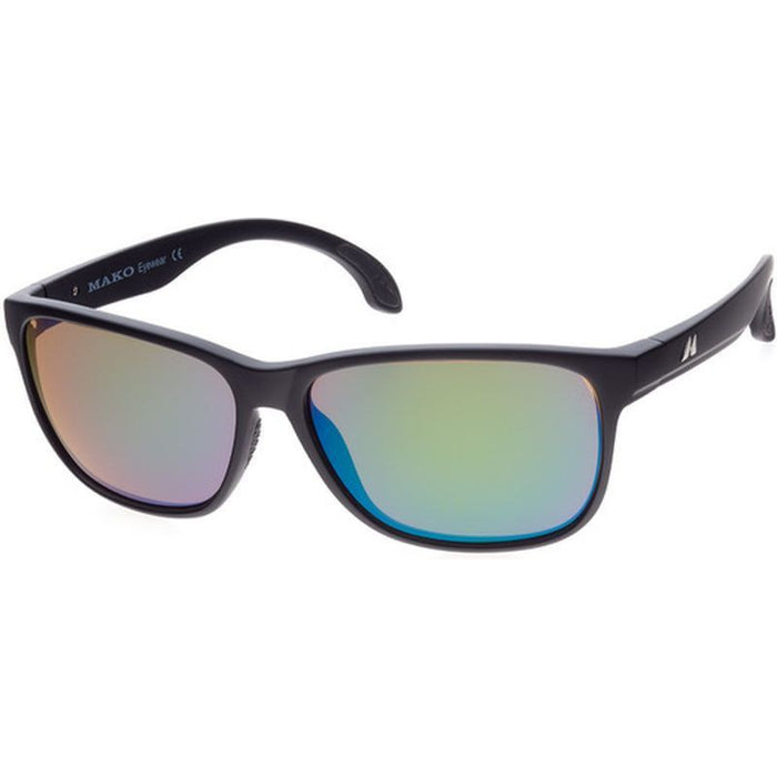 Mistral, Black/Rose Green Mirror Glass Polarised Lenses