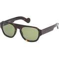 ML0096, Dark Havana/Green Lenses