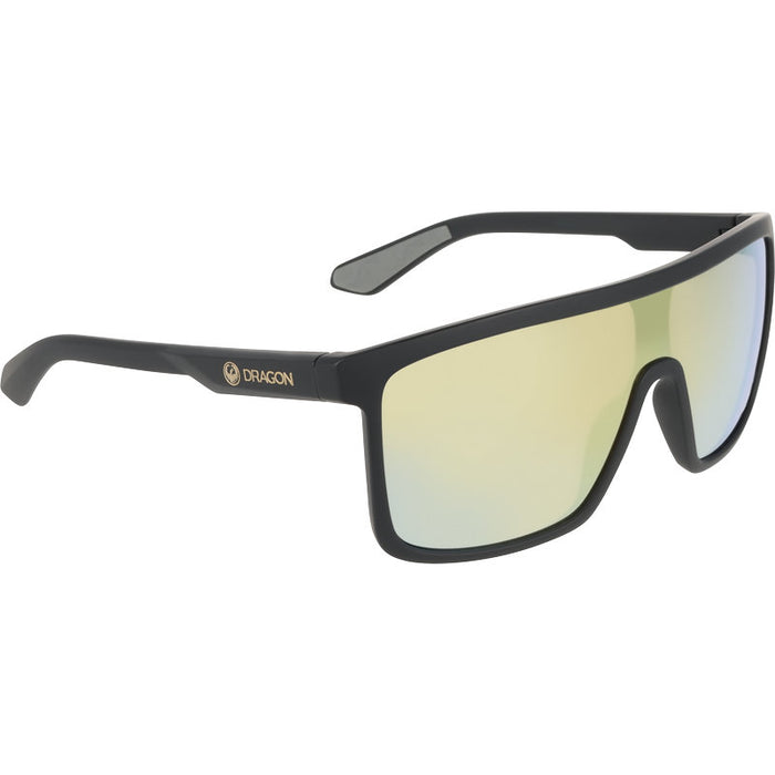 Dragon Eyewear Momentum Matte Black Gold Ion LL Angle2