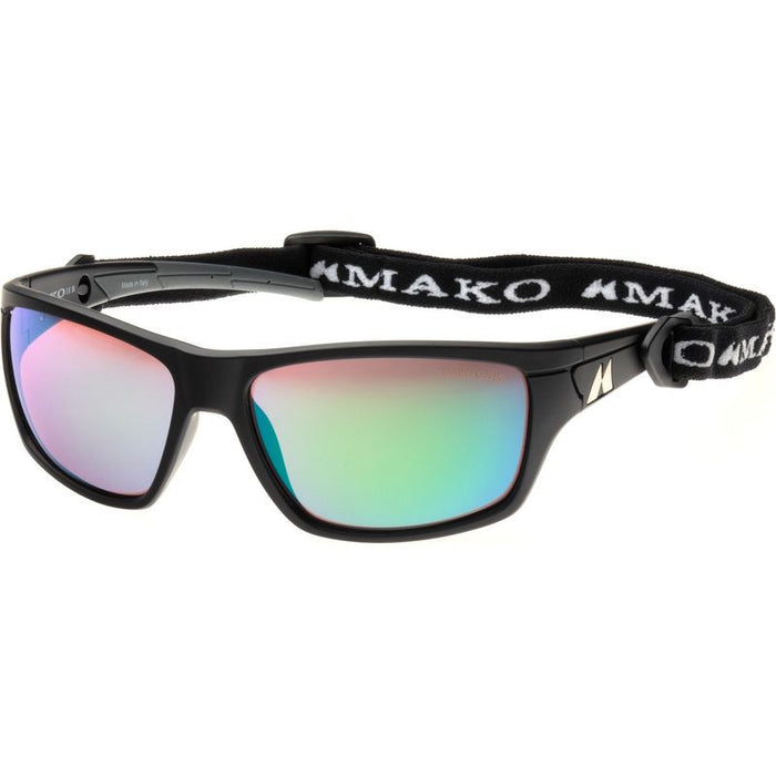 Nemesis, Black/HD Rose Green Mirror Polarised Glass Lenses