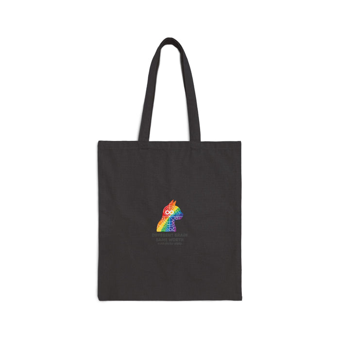 Neurodivergent Brain Rainbow Tote | Autism Acceptance, Autistic Pride - FloofChonk