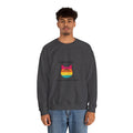 Neurodivergent Rainbow Cat Crewneck Sweatshirt — “My Brain Just Has More Zoomies” - FloofChonk
