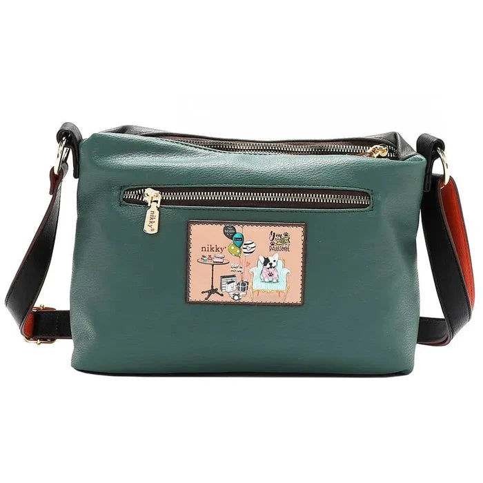 Nicole Lee USA Eco - Leather Adjustable Strap Crossbody Bag - FloofChonk