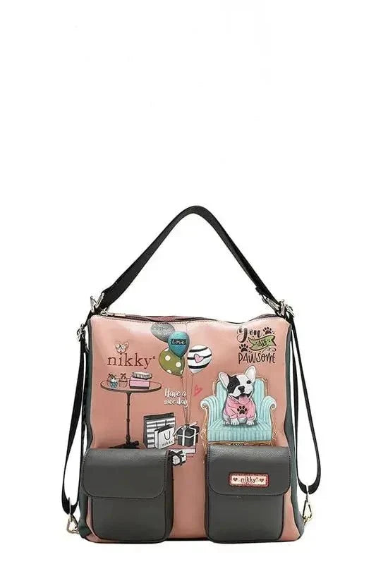 Nicole Lee USA Eco - Leather Backpack - FloofChonk