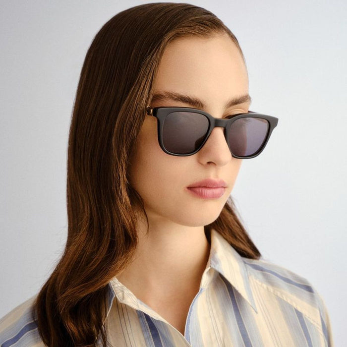 Odessa, Black and Amber Tort/Smoke Polarised Lenses