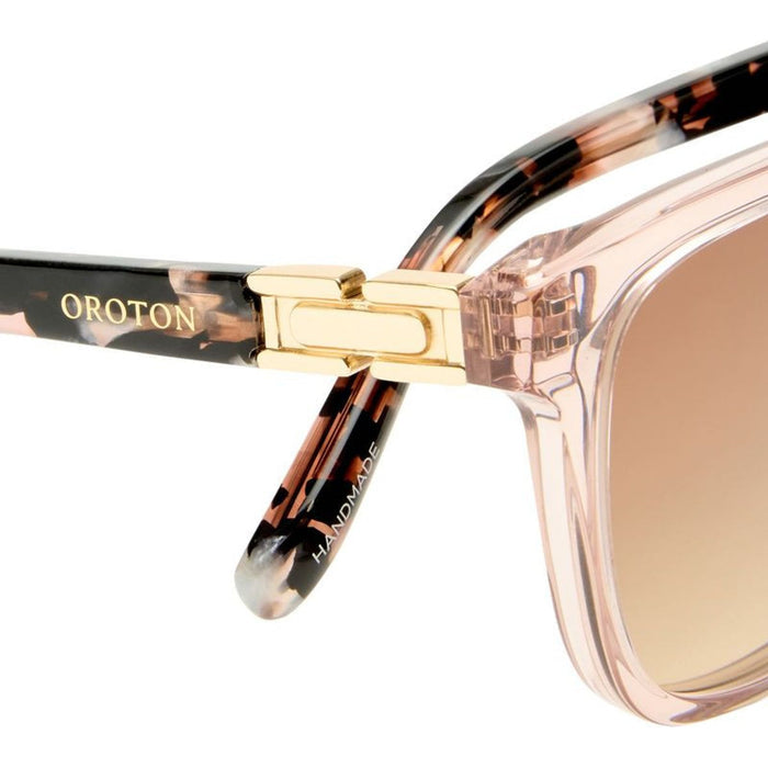 Odessa, Rose and Rose Tort/Brown Gradient Lenses
