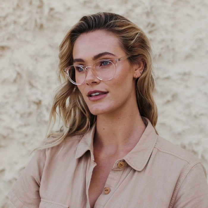 Omar RX, Eco Peach Pit/Clear Lenses