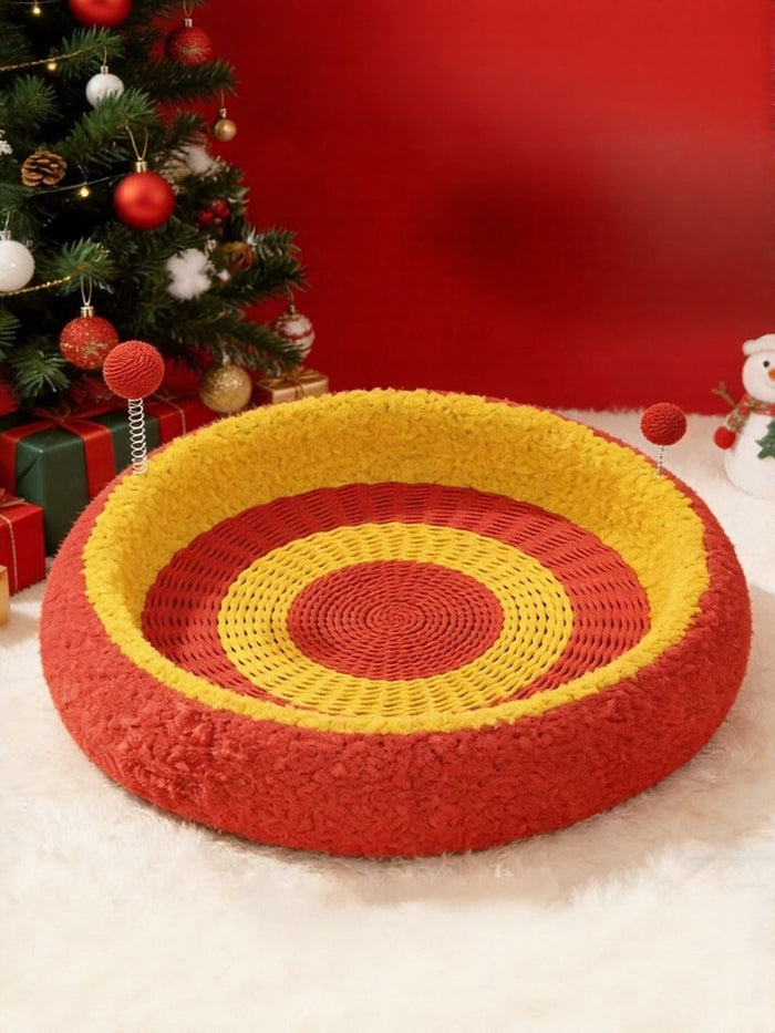 Oval Cat Scratching Bed - FloofChonk