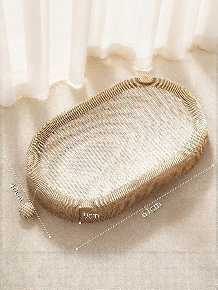 Oval Cat Scratching Bed - FloofChonk