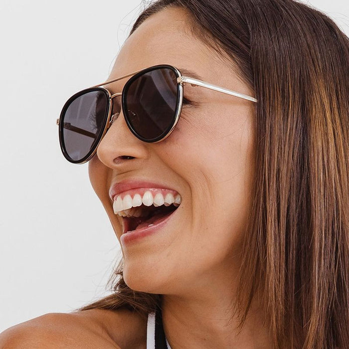 Palm, Shiny Black/Grey Polarised Lenses
