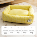 Panier lavable pour chien de petite et moyenne taille - Panier apaisant pour chien 65 x 50 x 22 cm