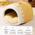 Panier pour chat d'intérieur ou chiot, grotte pour chat - Pot à miel, taille L