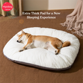 Panier pour chien en polaire corail pour grands chiens, lavable, 95 x 75 cm