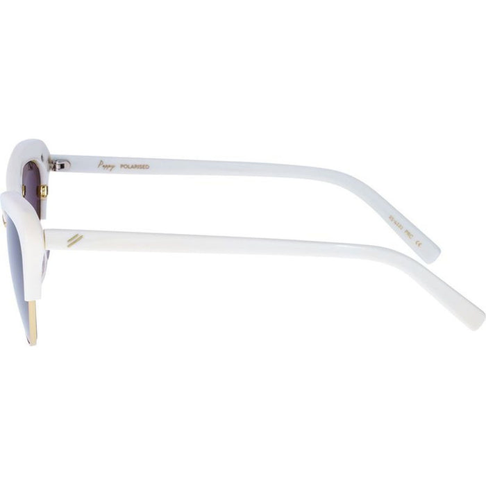 Peggy, Cotton/Brown Gradient Polarised Lenses
